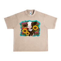 French Oak western cow sunflowers serape leopard Urban Heavy Tee - RanaPortraitStore
