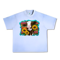 Grape Ice western cow sunflowers serape leopard Urban Heavy Tee - RanaPortraitStore