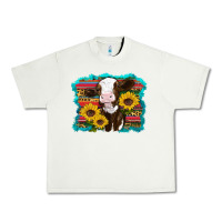 Pistachio western cow sunflowers serape leopard Urban Heavy Tee - RanaPortraitStore