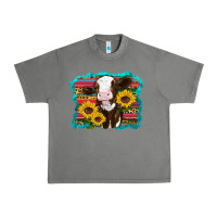 Tornado western cow sunflowers serape leopard Urban Heavy Tee - RanaPortraitStore