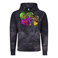 Cloud Black mardi gras hearts Vintage Hoodie - CowGirlArtShop