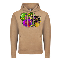 Vintage Coffee mardi gras hearts Vintage Hoodie - CowGirlArtShop