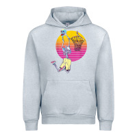 Heather Grey basketball player halloween pumpkin skeletons kids boys Urban Hoodie - trangStudio