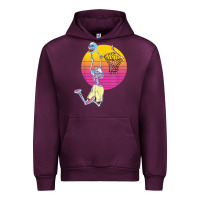 Mauve Wine basketball player halloween pumpkin skeletons kids boys Urban Hoodie - trangStudio