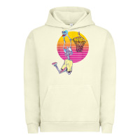 Pigment Pistachio basketball player halloween pumpkin skeletons kids boys Urban Hoodie - trangStudio