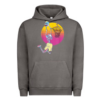 Pigment Tornado basketball player halloween pumpkin skeletons kids boys Urban Hoodie - trangStudio