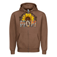 Chestnut mom sunflower Zipper Hoodie - RacoonDesign