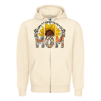 Sandshell mom sunflower Zipper Hoodie - RacoonDesign