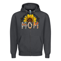 Smoke mom sunflower Zipper Hoodie - RacoonDesign