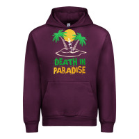 Mauve Wine Death in Paradise - gift idea Urban Hoodie - trangStudio