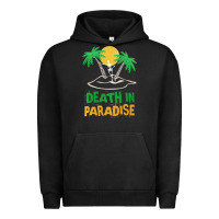 Pigment Black Death in Paradise - gift idea Urban Hoodie - trangStudio