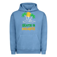 Pigment Pebble Blue Death in Paradise - gift idea Urban Hoodie - trangStudio