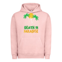 Pigment Salmon Death in Paradise - gift idea Urban Hoodie - trangStudio