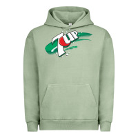 Pigment Oil Green best '7up's drink soda Urban Hoodie - DesignPulse