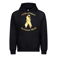 Black childhood cancer awareness children cure kids Urban Hoodie - DesignPulse
