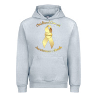 Heather Grey childhood cancer awareness children cure kids Urban Hoodie - DesignPulse
