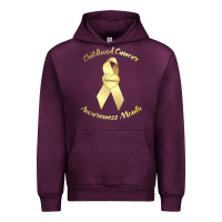 Mauve Wine childhood cancer awareness children cure kids Urban Hoodie - DesignPulse