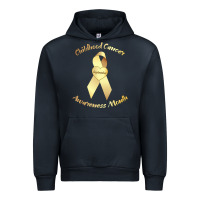 Navy childhood cancer awareness children cure kids Urban Hoodie - DesignPulse