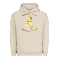 Pigment French Oak childhood cancer awareness children cure kids Urban Hoodie - DesignPulse