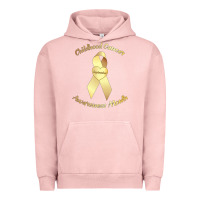 Pigment Salmon childhood cancer awareness children cure kids Urban Hoodie - DesignPulse