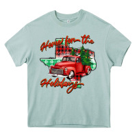 Arona home for the holidays texas Heavy Core Tee - BarkalooDesign