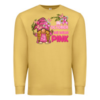 Antique Gold in october we wear pink gnome Premium Sweatshirt - BarkalooDesign