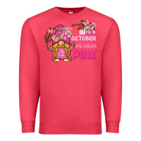 Cardinal in october we wear pink gnome Premium Sweatshirt - BarkalooDesign