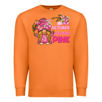 Carrot in october we wear pink gnome Premium Sweatshirt - BarkalooDesign