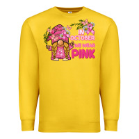 Lemon in october we wear pink gnome Premium Sweatshirt - BarkalooDesign