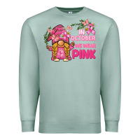 Seafoam in october we wear pink gnome Premium Sweatshirt - BarkalooDesign