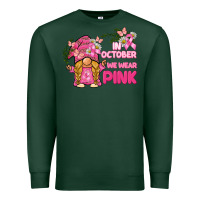 Sports Green in october we wear pink gnome Premium Sweatshirt - BarkalooDesign