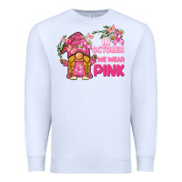 White in october we wear pink gnome Premium Sweatshirt - BarkalooDesign