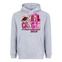 Heather Grey heal cancer for nothing is impossible with god Heavyweight Hoodie - BarkalooDesign
