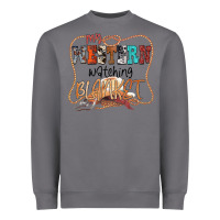 Storm My Western Watching Blanket Heavyweight Sweatshirt - CowhideDigitalArt