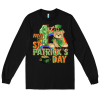 Black My first St. Patrick's Day Long Sleeve Tee - CowGirlArtShop
