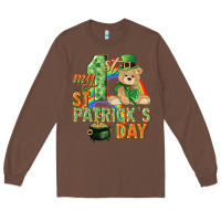 Chestnut My first St. Patrick's Day Long Sleeve Tee - CowGirlArtShop