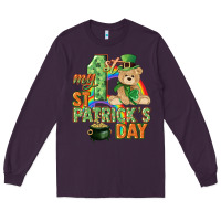 Plum My first St. Patrick's Day Long Sleeve Tee - CowGirlArtShop