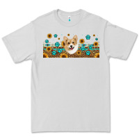 Dove Grey western corgi dog Premium Tee - Jasminsmagicworld