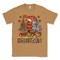 Toasted Coconut Merry Christmas with western trees Classic Tee - NancyCooperArtShop