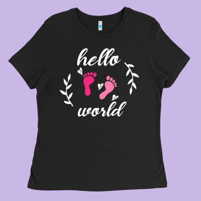 Hello World Ladies Tee Designed By Bettercallsaul