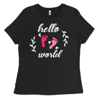 Black Hello world Ladies Tee - Bettercallsaul