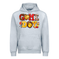 Heather Grey game day softball Urban Hoodie - AdoDesignShop