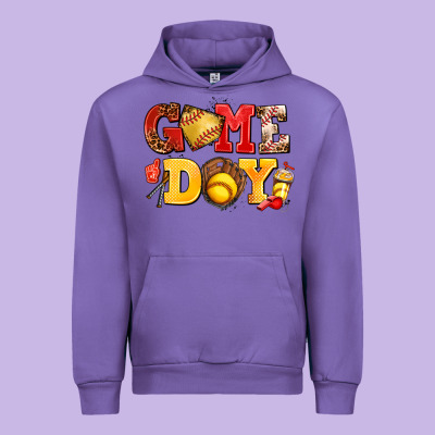 Game Day Softball Urban Hoodie Designed By Adodesignshop