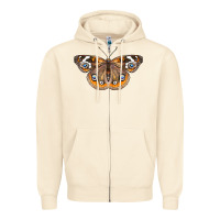 Sandshell Common Buckeye Butterfly Zipper Hoodie - LillyAllenDesigns