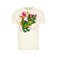 Vintage Arctic birthday t rex pink Vintage Tee - CowGirlArtShop