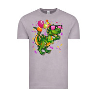 Vintage Zinc birthday t rex pink Vintage Tee - CowGirlArtShop