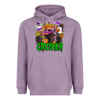 Lavender spooky crusher monster truck Heavyweight Hoodie - BarkalooDesign
