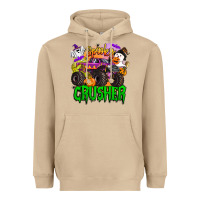 Mushroom spooky crusher monster truck Heavyweight Hoodie - BarkalooDesign