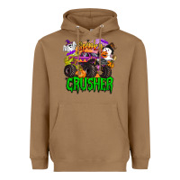 Toasted Coconut spooky crusher monster truck Heavyweight Hoodie - BarkalooDesign
