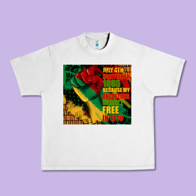 Juneteenth 1865 Because My Ancestors Werent Free In 1776 Tumbler Urban Heavy Tee Designed By Cowgirlartshop